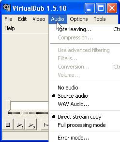 Men� audio