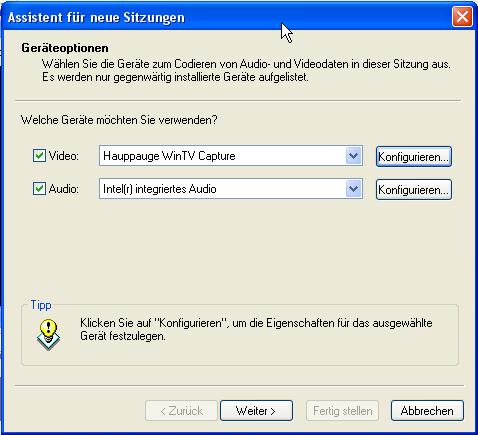 Windows Media Encoder
