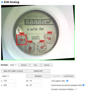 Preview Monitor water meter, record consumption: ESP32-Cam