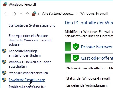 Windows Firewall - Ausgehende Regeln Konfigurieren