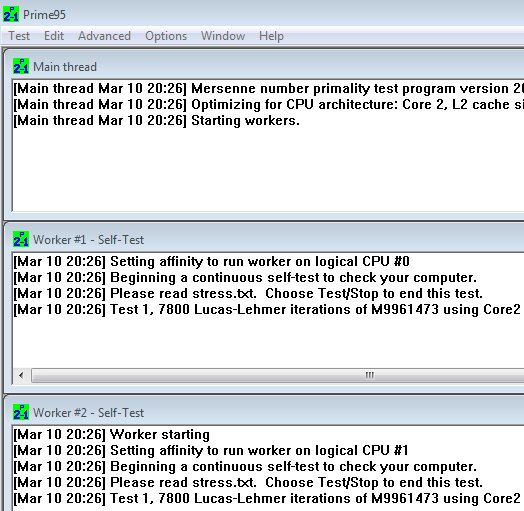 prime95 cpu stress test prime95 cpu stress test