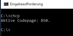 Preview Problem gelöst:cmd, BATch Umlaute Windows robocopy chcp 1252