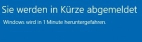 Preview Windows 10 automatisch herunterfahren - PC ausschalten [Zeit]