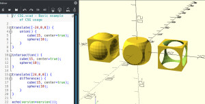 Preview free 3D programs in comparison FreeCAD vs. OpenSCAD vs. Blender