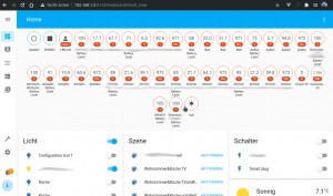 Preview Home-Assistant Dashboard, Bedienung & Benachrichtigung