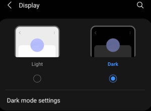 Preview dark view preferred: activate dark mode for web pages