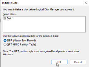 Preview Change partition from MBR to GPT, without data loss