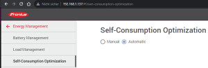 Preview Fronius and BYD battery control via Modbus