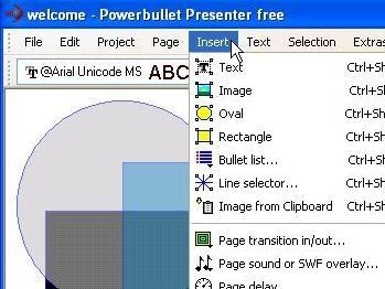 Preview free Flash Dateien erzeugen (.swf) Powerbullet Presenter