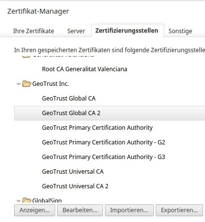 Preview https und Zertifikate