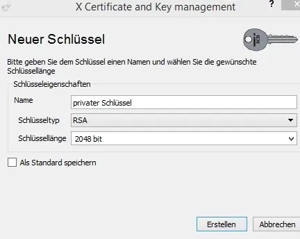 Preview eigene Zertifizierungsstelle - Anleitung Tool XCA