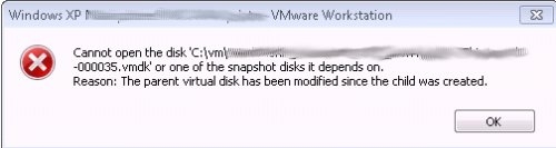 Preview File specified is not a virtual disk