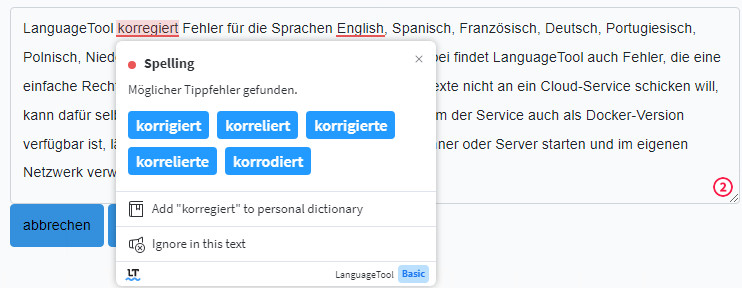 Rechtschreibpr fung LanguageTool Server In Docker Betreiben